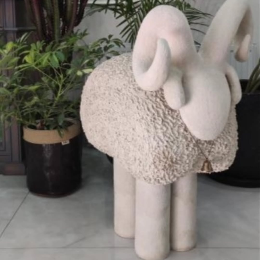 گوسفند پاپیه ماشه دست ساز